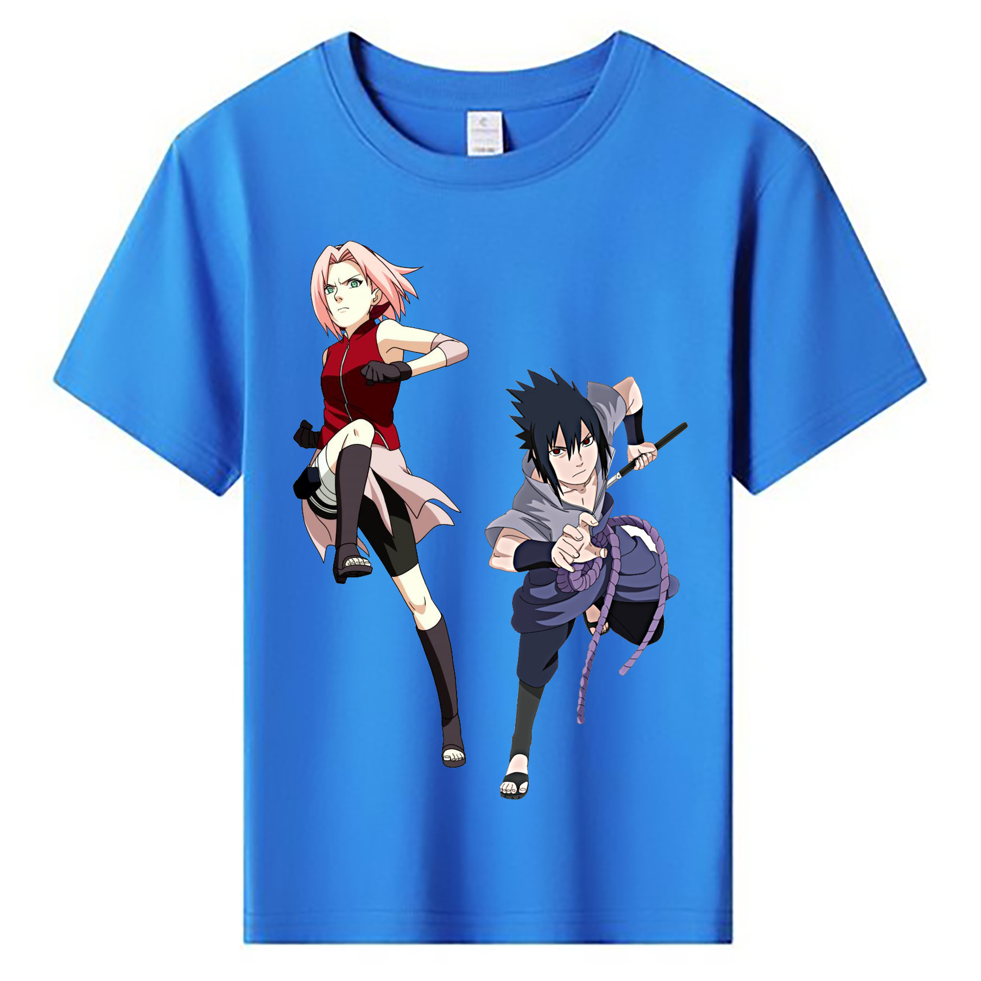 （画像用） NARUTO -ナルト- 春野サクラ Haruno Sakura 綿100％キッズTシャツ（フロントプリント）